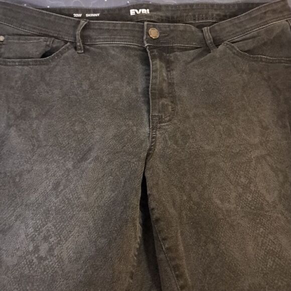 ENRI Black Skinny Jeans size 20W - Picture 2 of 6